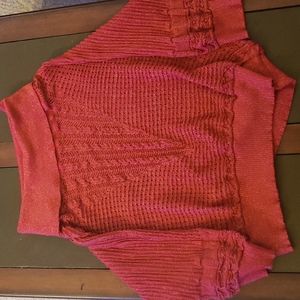 Red 1X Cathy Daniels Sweater